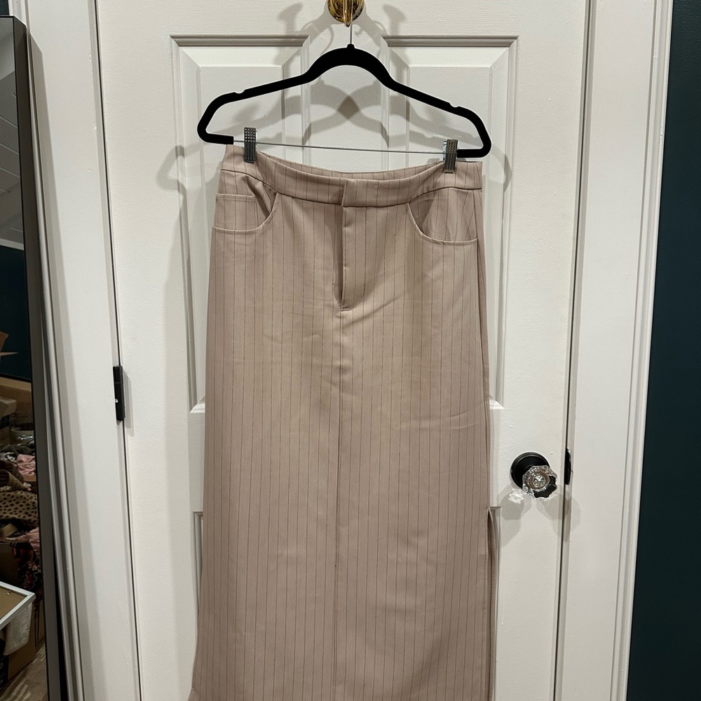 Anthropologie Chic Tan Women's Pencil Skirt